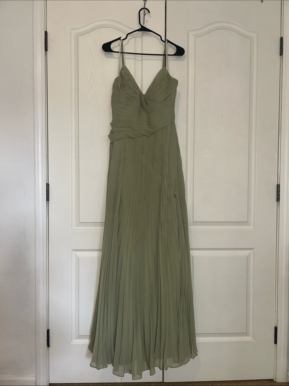 Azazie Vini bridesmaid dress color “Pistachio”